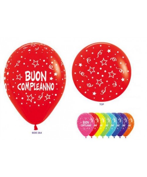 PALLONE LATTICE BUON COMPL. ASS. 12" 100PZ 2