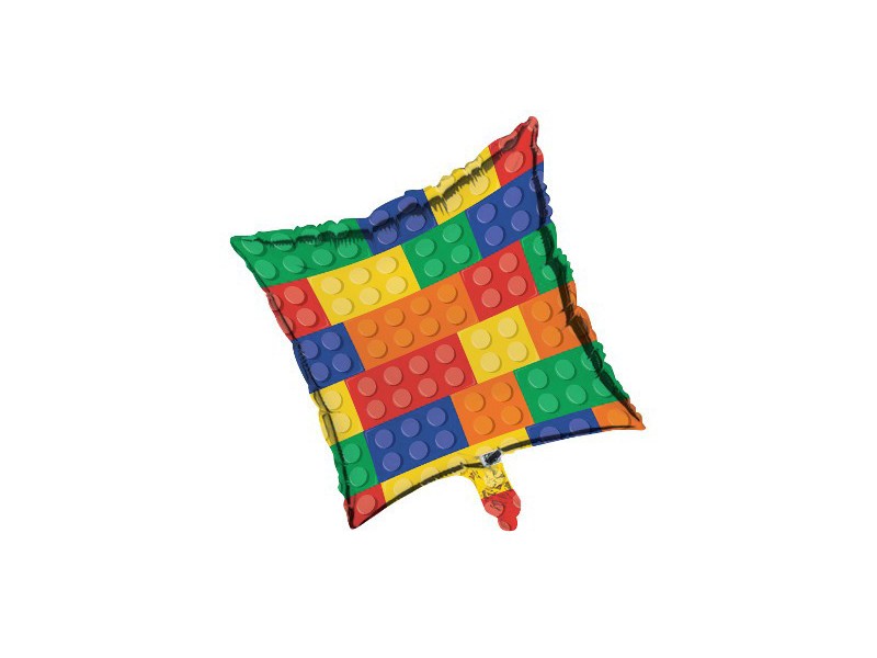 PALLONE MYLAR 18" QUADR. LEGO