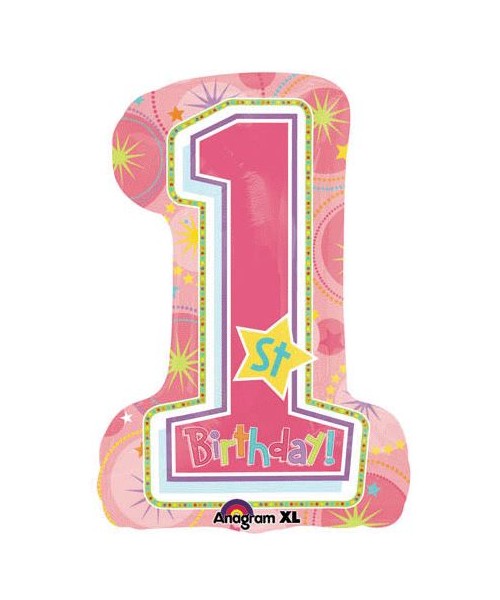 PALLONE MYLAR 1ST BIRTDAY 48X71CM 2