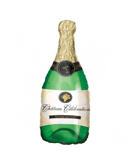PALLONE MYLAR BOTTIGLIA CHAMPAGNE H. 91CM
