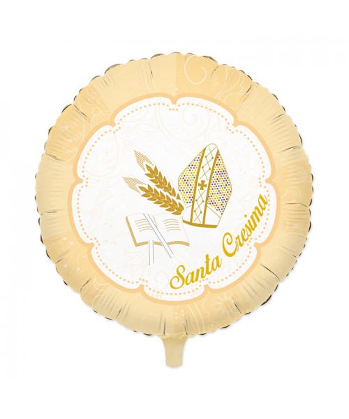 PALLONE MYLAR CM. 45 LA MIA CRESIMA 2