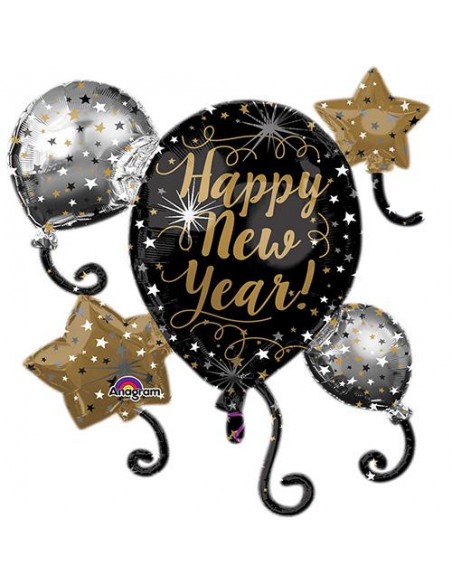 PALLONE MYLAR HAPPY NEW YEAR CM 73X76