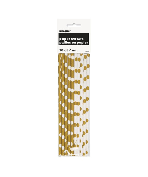 10 CANNUCCE IN CARTA POIS ORO 2