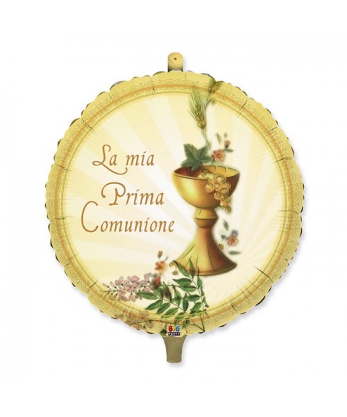 PALL. MYLAR 36" LA MIA PRIMA COMUNIONE