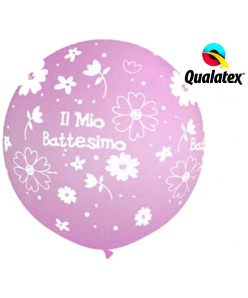 3RND ST IL MIO BATTESIMO FLOWERS PINK 1PZ. 2