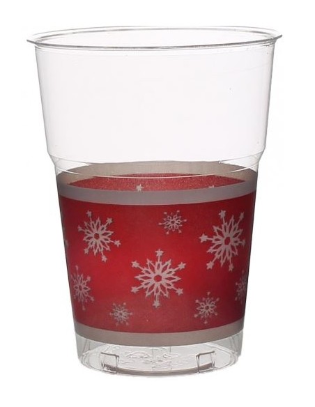 BICCHIERE 200CC. FIOCCO DI NEVE PZ.10