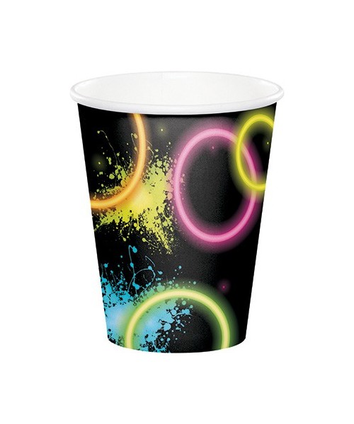 BICCHIERE GLOW PARTY FLUO 8PZ 2