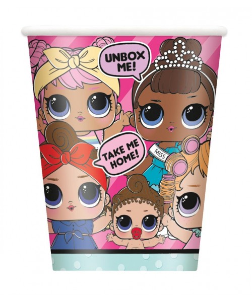 BICCHIERE LOL SURPRISE 8 OZ PZ. 8 2