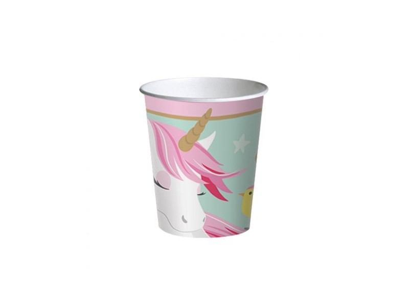 BICCHIERE MAGICAL UNICORN 266ML 8PZ