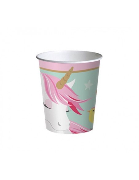 BICCHIERE MAGICAL UNICORN 266ML 8PZ BICCHIERE MAGICAL UNICORN 266ML 8PZ