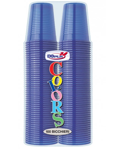 BICCHIERI 200CC BLU 100PZ 2