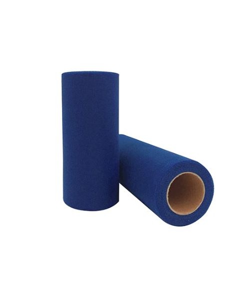 BOBINA TULLE CM 25X100MT BLU SCURO 2