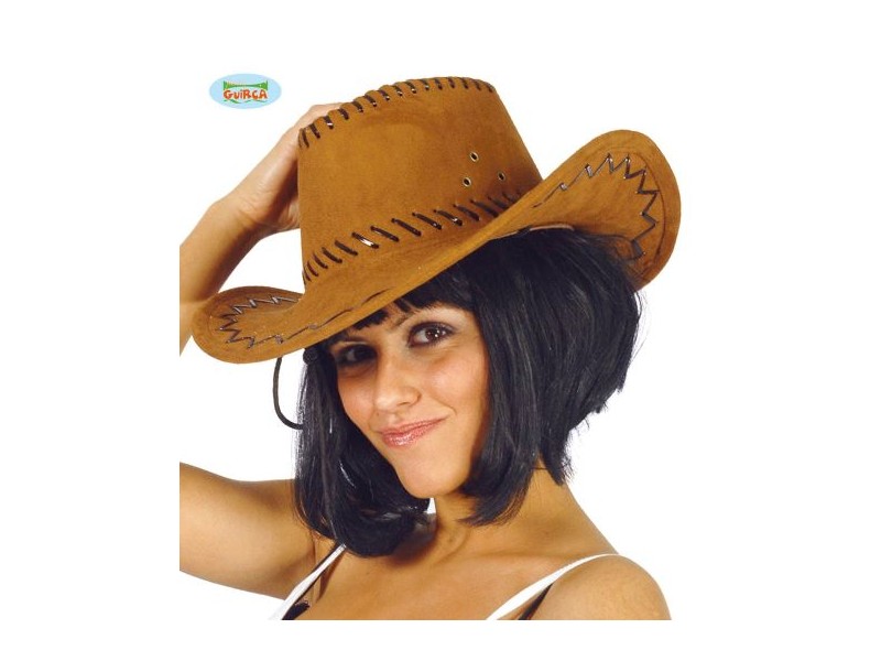 CAPPELLO CAWBOY MARRONE CUOIO