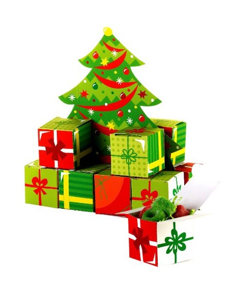 Centerpiece albero con 12 scatoline 2