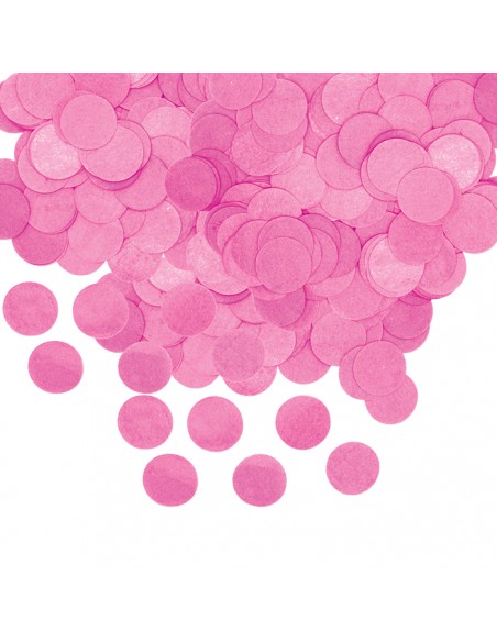 CORIANDOLI CARTA TONDI DIAM. CM.4 ROSA GR.50