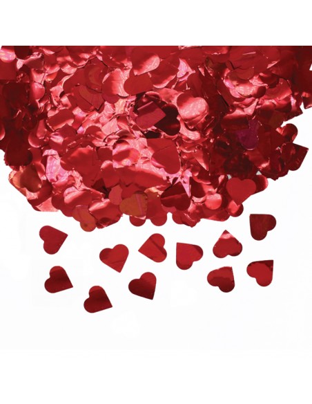 CORIANDOLI FOIL CUORI DIAM. CM. 2 ROSSI METAL GR.50 CORIANDOLI FOIL CUORI DIAM. CM. 2 ROSSI METAL GR.50