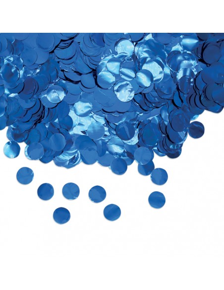 CORIANDOLI FOIL TONDI DIAM. CM. 2 BLU GR.50