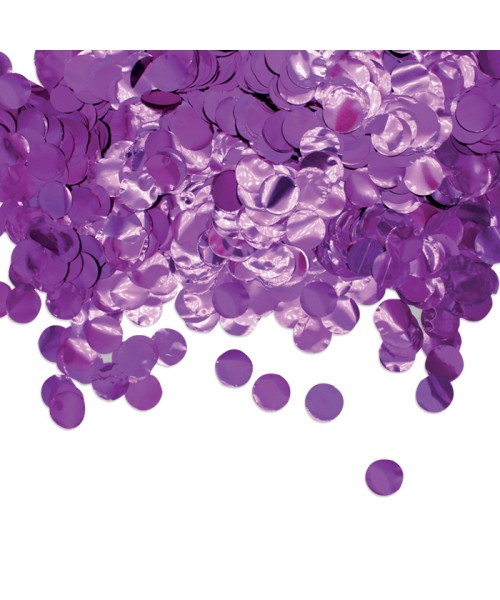 CORIANDOLI FOIL TONDI DIAM. CM. 2 FUXIA METAL GR.50 2