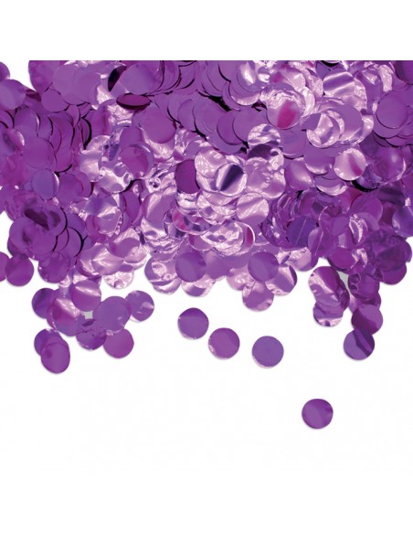 CORIANDOLI FOIL TONDI DIAM. CM. 2 FUXIA METAL GR.50