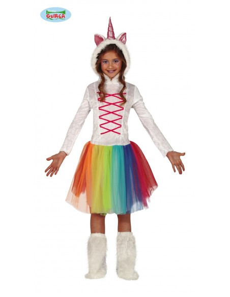 COSTUME BIMBA UNICORNO 3 - 4 ANNI