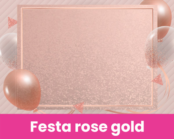 Festa rose gold